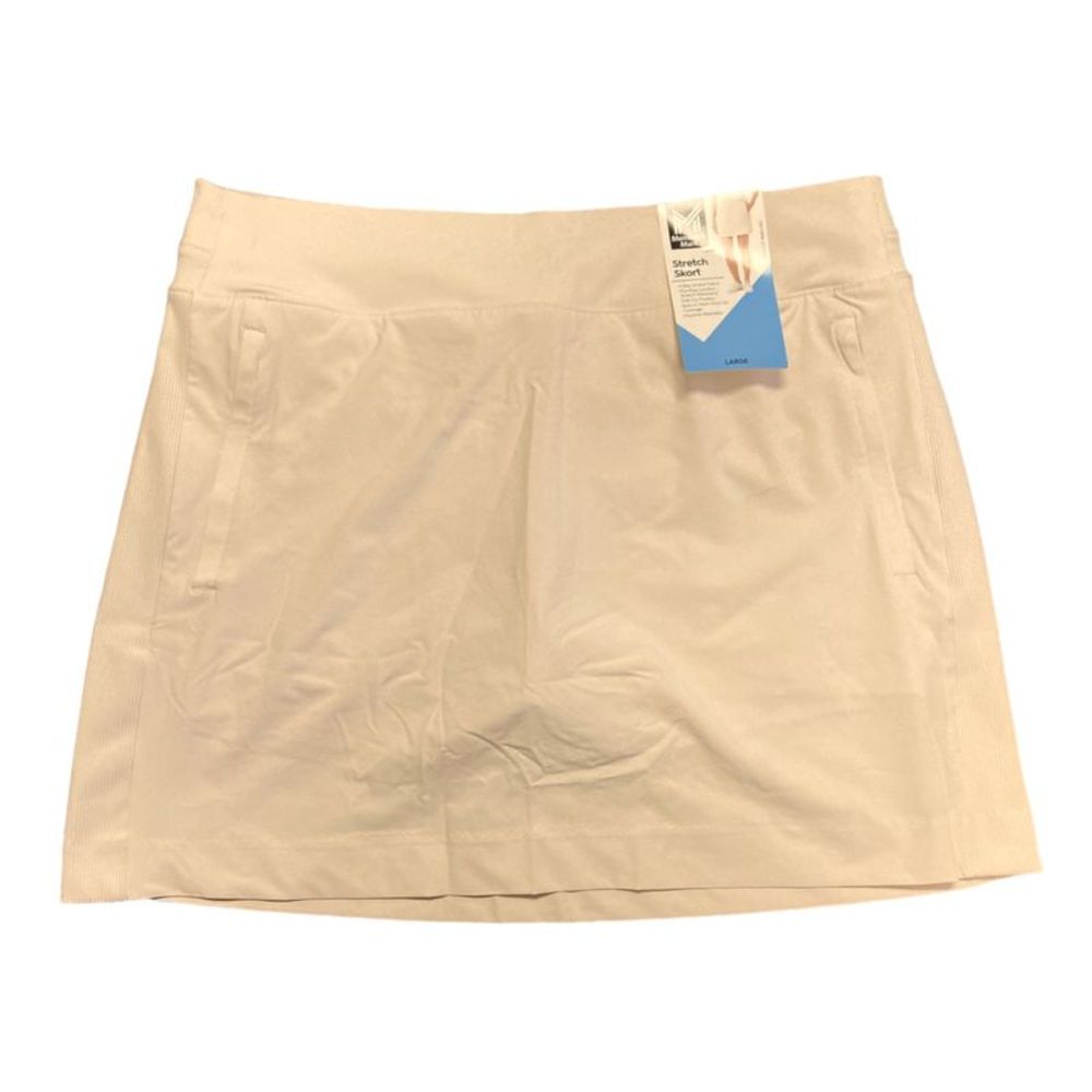 Member's Mark Women's 4 Way Stretch Mid Rise Stretch Skort - Almond